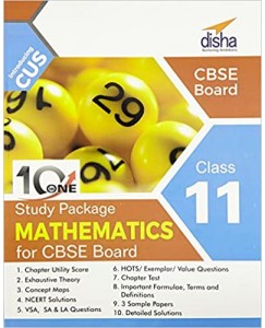 10 in One Study Package for CBSE Mathematics Class 11 with 3 Sample Papers